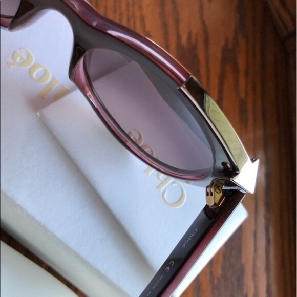 🔥 RARE AUTHENTIC Chloe cateye arrow sunglasses - Picture 10 of 13
